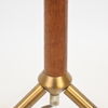 Golvlampa, teak och mässing, 1950/60-tal. 