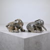 Figuriner, ett par, hundar, porslin, Royal Copenhagen, Danmark.
