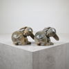 Figuriner, ett par, hundar, porslin, Royal Copenhagen, Danmark.
