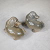 Figuriner, ett par, hundar, porslin, Royal Copenhagen, Danmark.