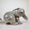 Figuriner, ett par, hundar, porslin, Royal Copenhagen, Danmark.