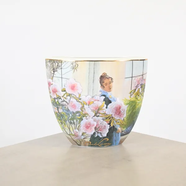 Vas, porslin, "Artis Orbis" ur serien "Carl Larsson", Goebel, Tysland.