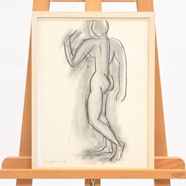 Henri Matisse (1869-1954) litografi ur serien "Derrière le Miroir", signerad.