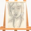 Henri Matisse (1869-1954) litografi, "Paula", ur serien "Derrière le Miroir", signerad.