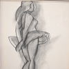 Henri Matisse (1869-1954) litografi ur serien "Derrière le Miroir", signerad.
