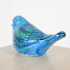 Aldo Londi, figurin, fågel, "Rimini blue", Bitossi, Italien, 1950/60-tal.