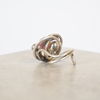 Designring i silver, sten.