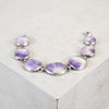 Armband i silver med stenar, 1960-tal.