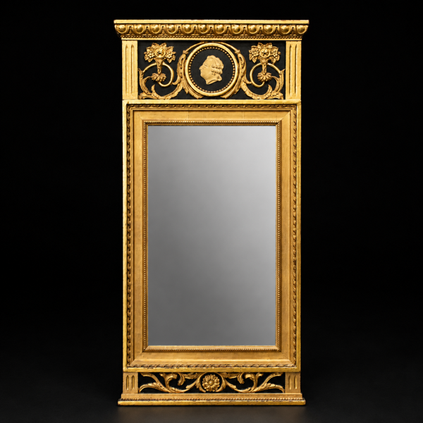 Spegel, gustaviansk stil, 1900-tal. 