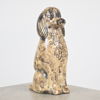 Mari Simmulson, figurin, hund, lergods, Upsala Ekeby, 1960-tal.