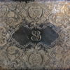 Serveringsbricka, nysilver, 1900-tal.
