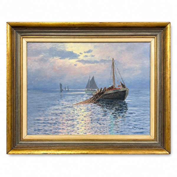 Oidentifierad konstnär, olja på duk, signerad, 1900-tal. 