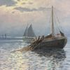 Oidentifierad konstnär, olja på duk, signerad, 1900-tal. 