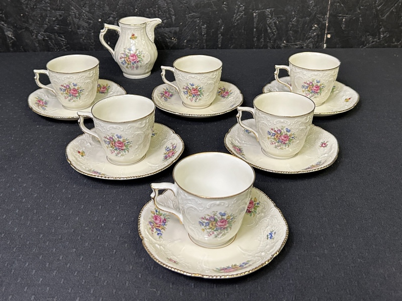 Sanssouci kaffeservisdelar Rosenthal 13 delar 