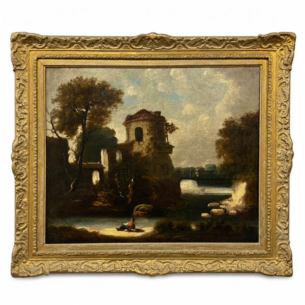 Oidentifierad konstnär, olja på duk, 17/1800-tal. 
