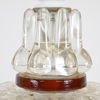 Gustav Leek, bordslampa, glas, Orrefors, 1900-talets andra hälft.