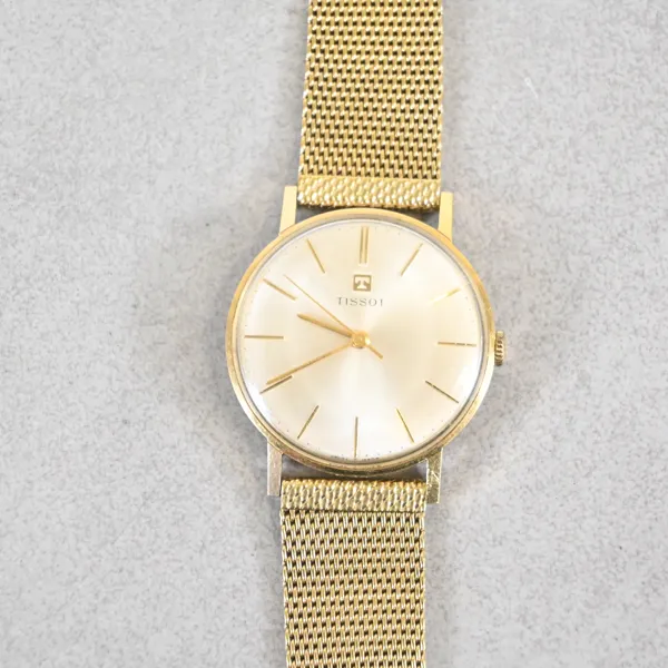 Armbandsur, 14k guld, Tissot.