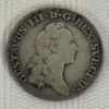 Mynt, Gustav lll , ⅙ riksdaler 1786 i silver.