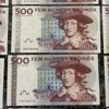 Sedlar, nominellt värde 7500kr.