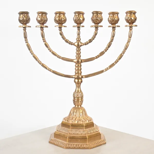 Kandelaber, barockstil, malm, 1900-tal.