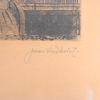 Jonas Lindkvist (1889-1955) etsningar, 2st, Uppsalamotiv, signerade.