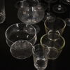 Parti glasservisdelar.