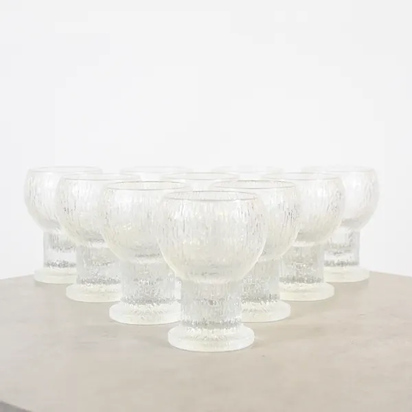 Timo Sarpaneva, glas, 10st, "Kekkerit", Iittala, Finalnd.