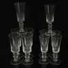 Glasservisdelar, 16st, "Chevalier", "Gästprovarglas" & "Herrgård".