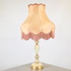Bordslampa, onyx och mässing, sent 1900-tal. 
