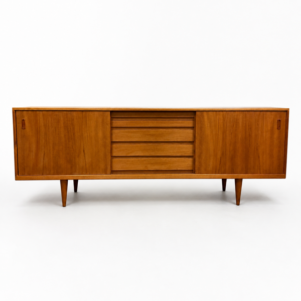 Nils Jonsson, sideboard, "Trio", teak, Hugo Troeds, 1950/60-tal.