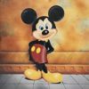 Affischer, 2 st, Disney, Musse Pigg samt Kalle Anka/Gottfried Helnwein, 1980-tal.