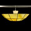 Taklampa, blyinfattat glas, 1900-talets andra hälft.