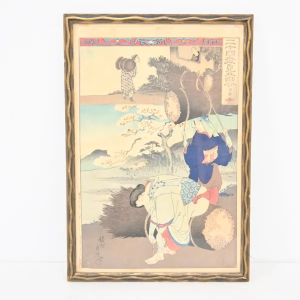 Träsnitt, Japan, 1900-tal.
