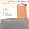 Planscher, 4st, "Husqvarna Vapenfabriks C.B. Symaskin", 1900-talets första hälft.