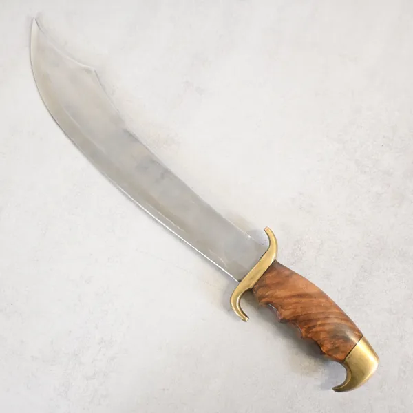 Kniv med läderslida.