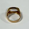 Ring, 18k guld, med sten.