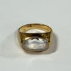 Ring, 18k guld, med sten.