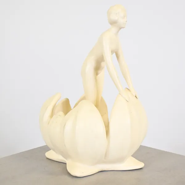 Blomsterfakir, art deco, porslin, 1900-talets första hälft.