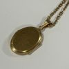 Halsband, 18k guld, med hänge och sten. 