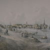 Johan Fredrik Martin (1755-1816) grafiska tryck, 3st, Stockholmsmotiv från 1700-talet.
