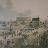 Johan Fredrik Martin (1755-1816) grafiska tryck, 3st, Stockholmsmotiv från 1700-talet.