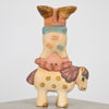 Lisa Larson, figurin, "Pippi och Lilla Gubben", stengods, Gustavsberg.