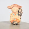 Lisa Larson, figurin, "Pippi och Herr Nilsson", stengods, Gustavsberg.