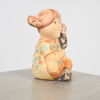 Lisa Larson, figurin, "Pippi och Herr Nilsson", stengods, Gustavsberg.