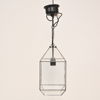 Taklampa, blyinfattat glas, 1900-tl.