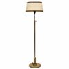 Golvlampa, mässing, 1900-talets mitt.