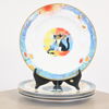 Rosina Wachtmeister, tallrikar, 4st, porslin, Goebel, Tyskland.