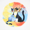 Rosina Wachtmeister, tallrikar, 4st, porslin, Goebel, Tyskland.