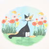 Rosina Wachtmeister, tallrikar, 4st, porslin, Goebel, Tyskland.
