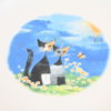 Rosina Wachtmeister, tallrikar, 4st, porslin, Goebel, Tyskland.